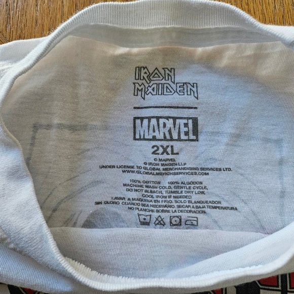 Iron Maiden - The Trooper Marvel T-Shirt - Iron Maiden/Marvel 2XL - Picture 3 of 3